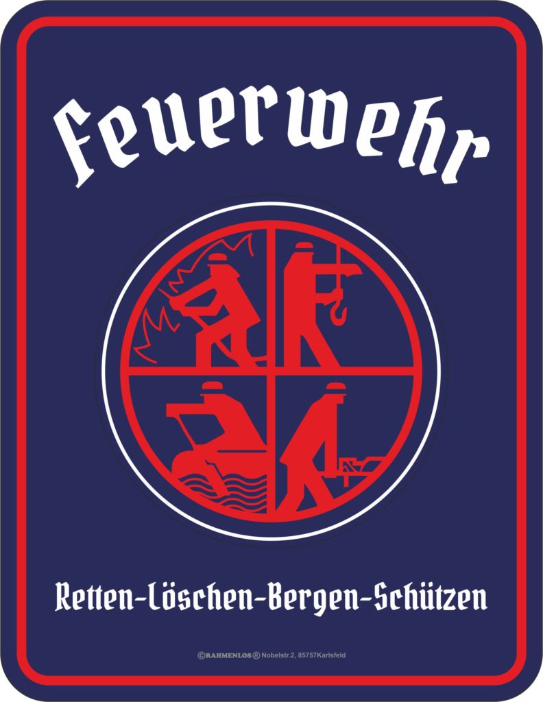 Feuerwehr Magnet Retten Löschen Bergen Schützen Feuerwehr Shop de