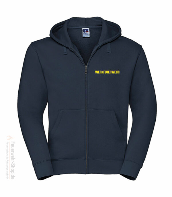 Feuerwehr Premium Kapuzen-Sweatjacke Werkfeuerwehr II