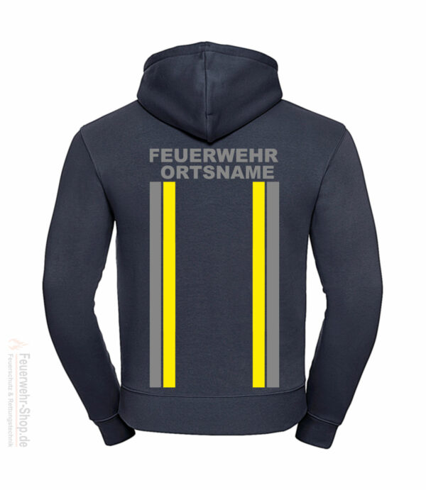 Feuerwehr Premium Kapuzen-Sweatshirt im Einsatzlook mit Ortsnamen