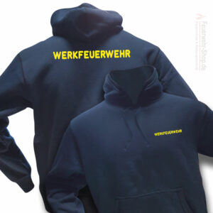 Feuerwehr Premium Kapuzen-Sweatshirt Werkfeuerwehr I