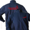 Jugendfeuerwehr Premium Sweatjacke Basis Flamme mit Ortsname