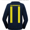 Kinderfeuerwehr Premium Sweatshirt im Einsatzlook gelb