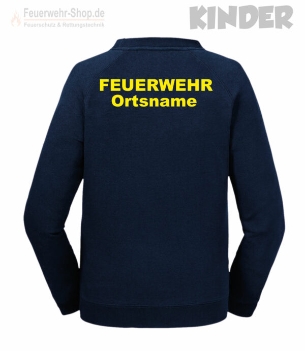 Kinderfeuerwehr Premium Sweatshirt Basis mit Name und Ortsname