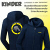 Kinderfeuerwehr Premium Kapuzenjacke Helm mit Name