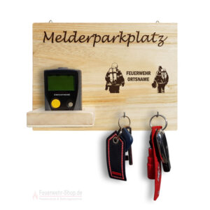 Melderparkplatz Motiv "Teamplayer II" ca. 30x20x8cm, Holz