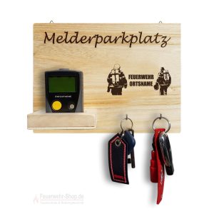 Melderparkplatz Motiv "Teamplayer II" ca. 30x20x8cm, Holz
