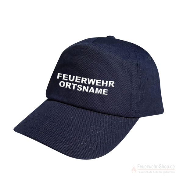 Basecap bestickt "FEUERWEHR" mit Ortsname