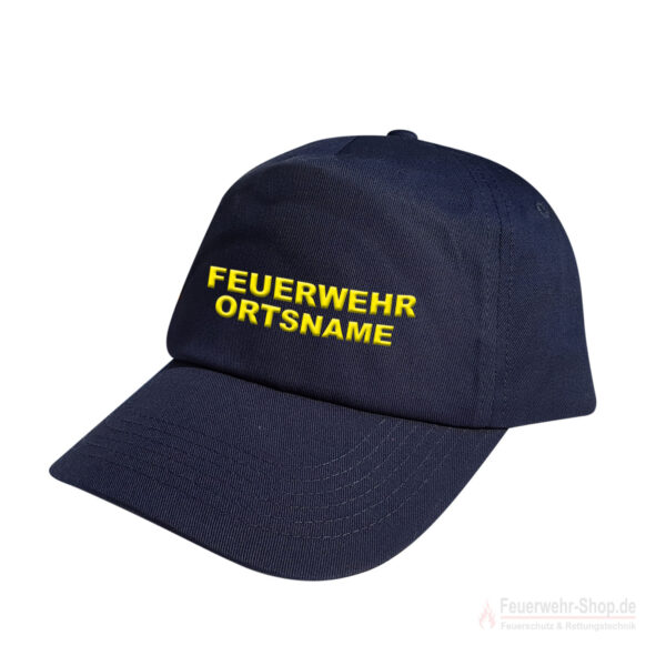 Basecap bestickt "FEUERWEHR" mit Ortsname