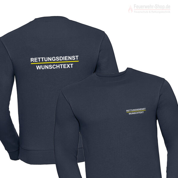 Rettungsdienst Premium Pullover RD1 mit Wunschtext