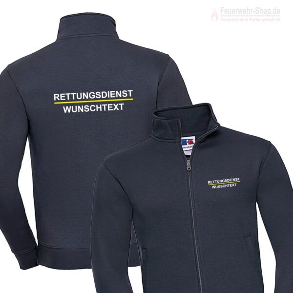 Rettungsdienst Premium Sweatjacke RD1 mit Wunschtext