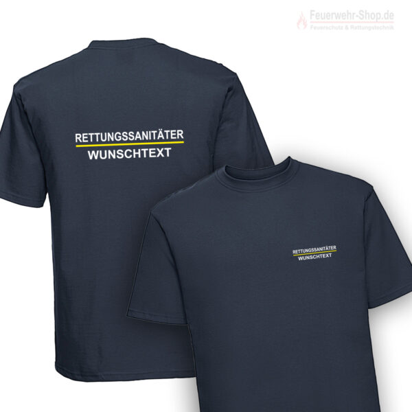 Rettungsdienst Premium T-Shirt RD1 mit Wunschtext