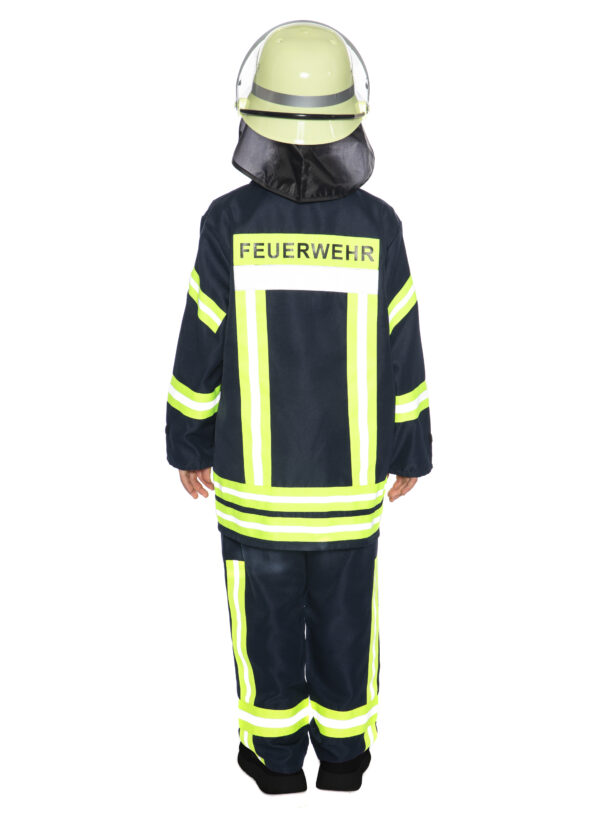 Feuerwehrkostüm Kinder Rückseite